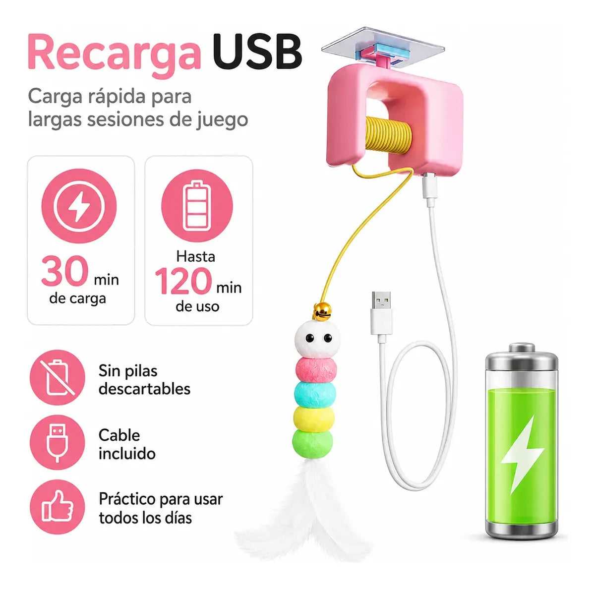 Juguete Automático Para Gatitos